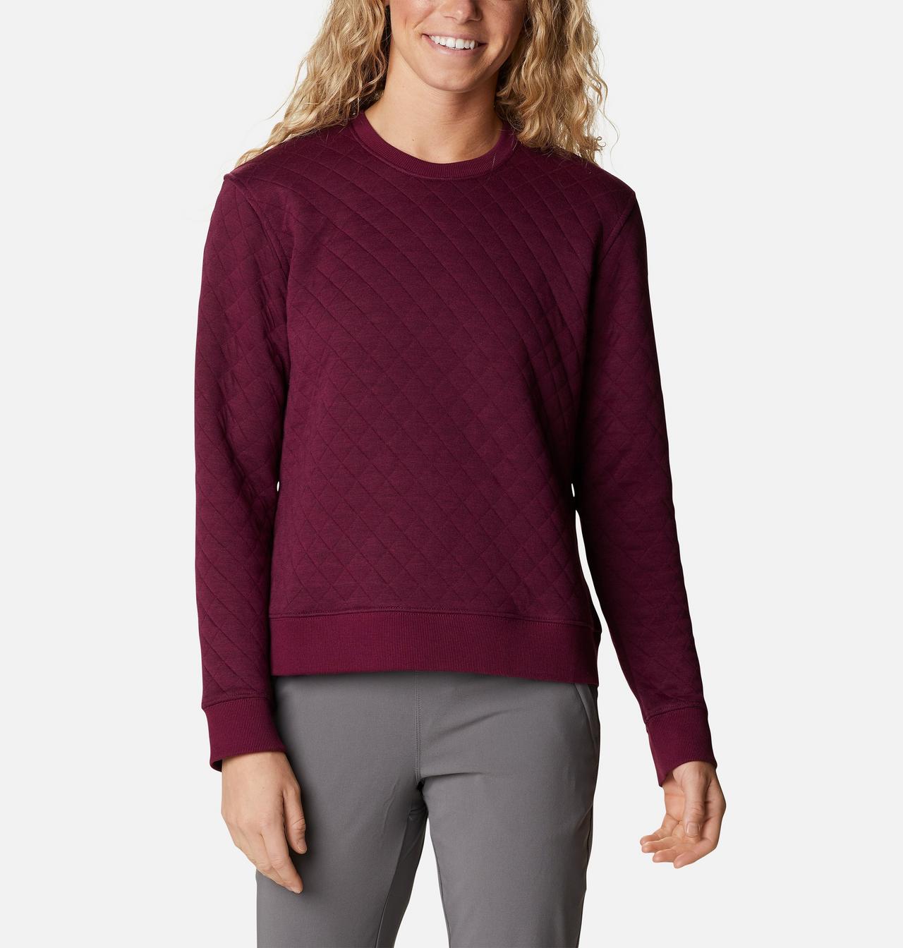 Women's Columbia Lodge™ Quilted Crew Sweatshirt 1
