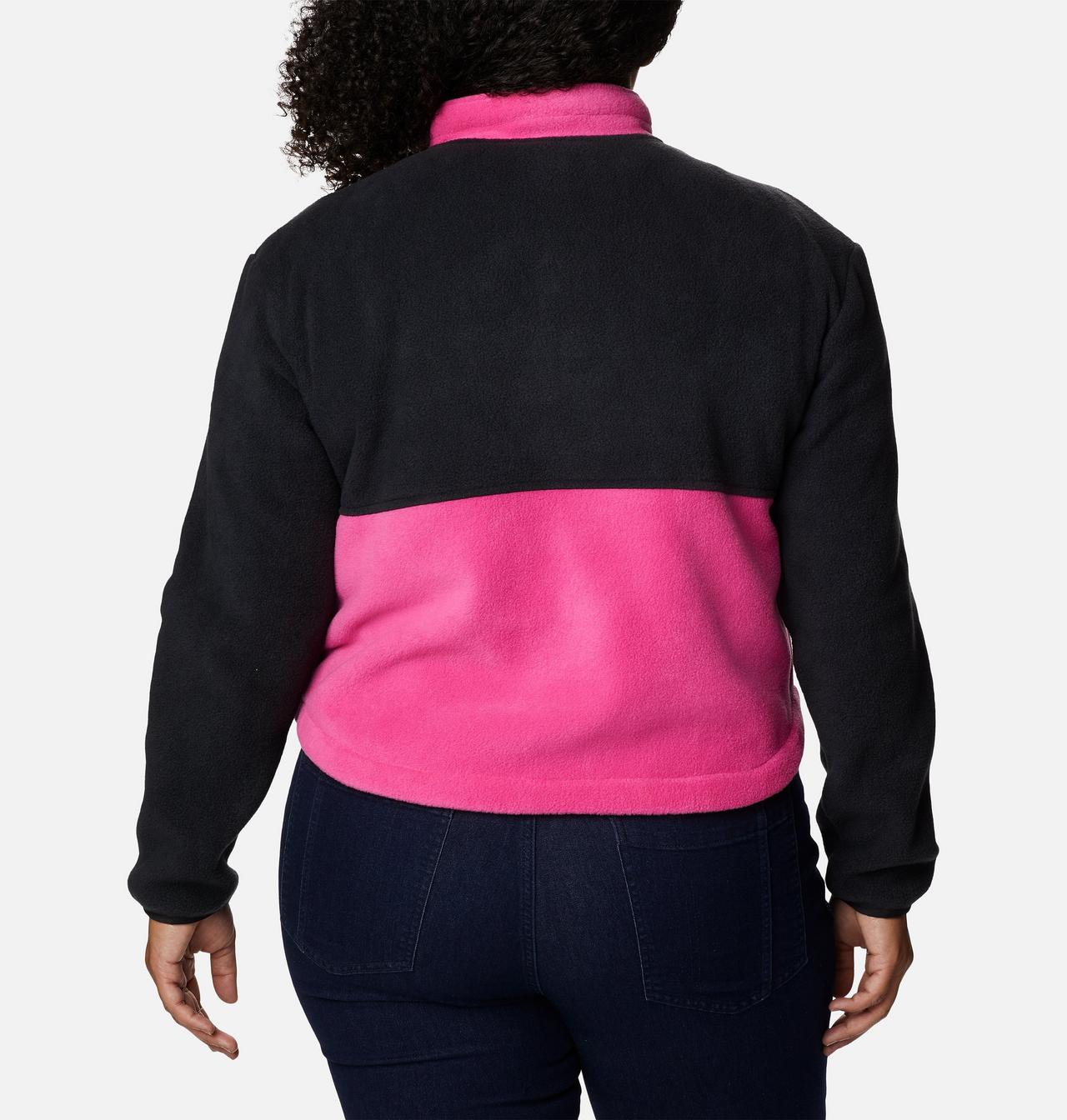 Women's Tested Tough In Pink™ Colorblock Full Zip Fleece Jacket - Plus Size 2