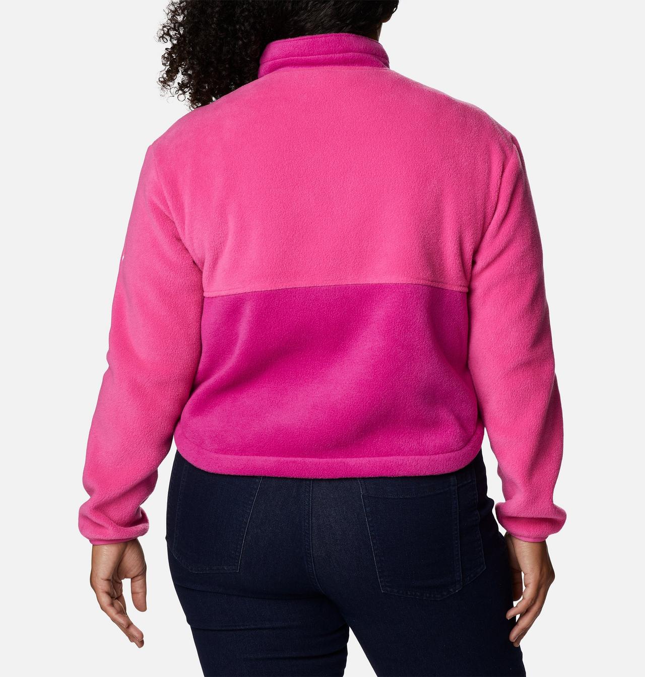 Women's Tested Tough In Pink™ Colorblock Full Zip Fleece Jacket - Plus Size 2
