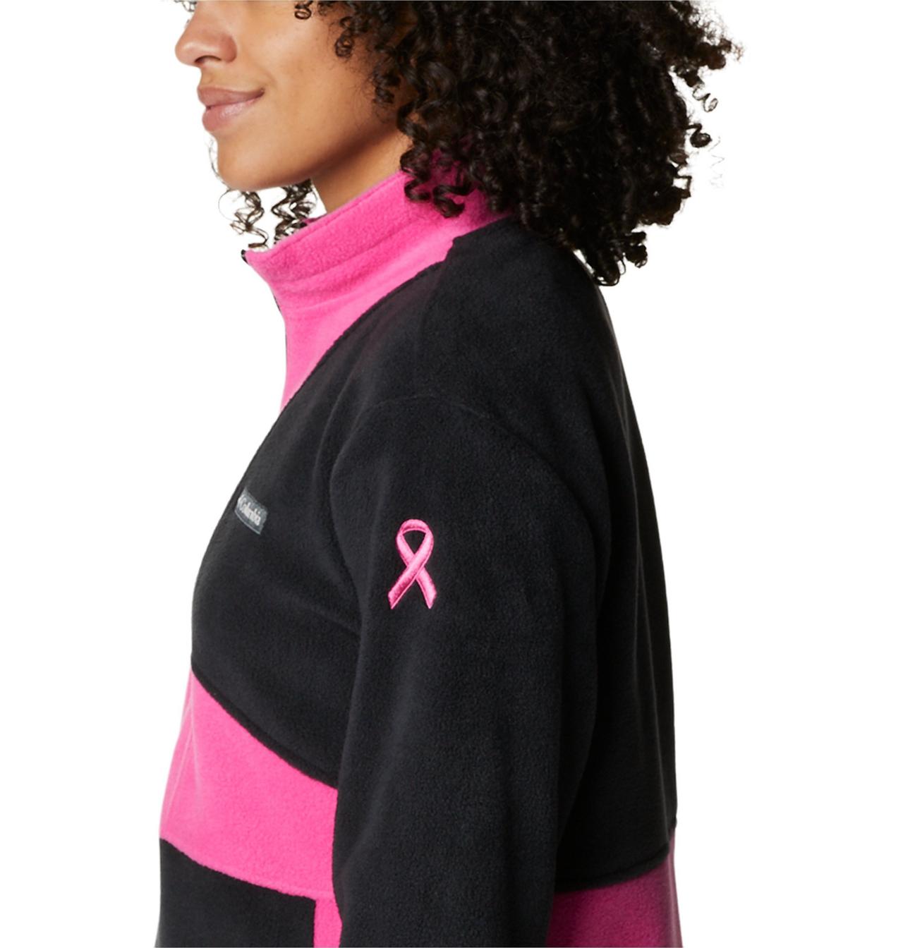 Chandail polaire à demi-zip Tested Tough In Pink™ Colorblock Femme 5