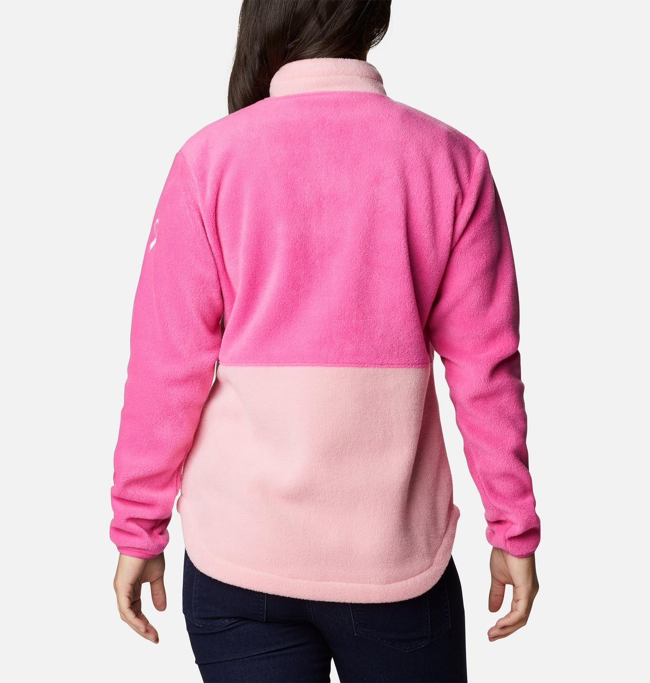 Women's Tested Tough In Pink™ Colorblock Half Zip Fleece Pullover 2