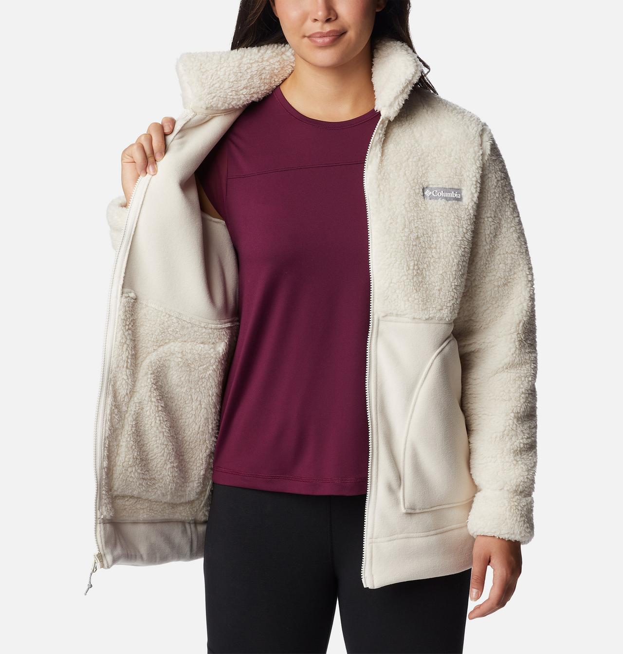 Women's Winter Pass™ Sherpa Long Full Zip Fleece Jacket 5