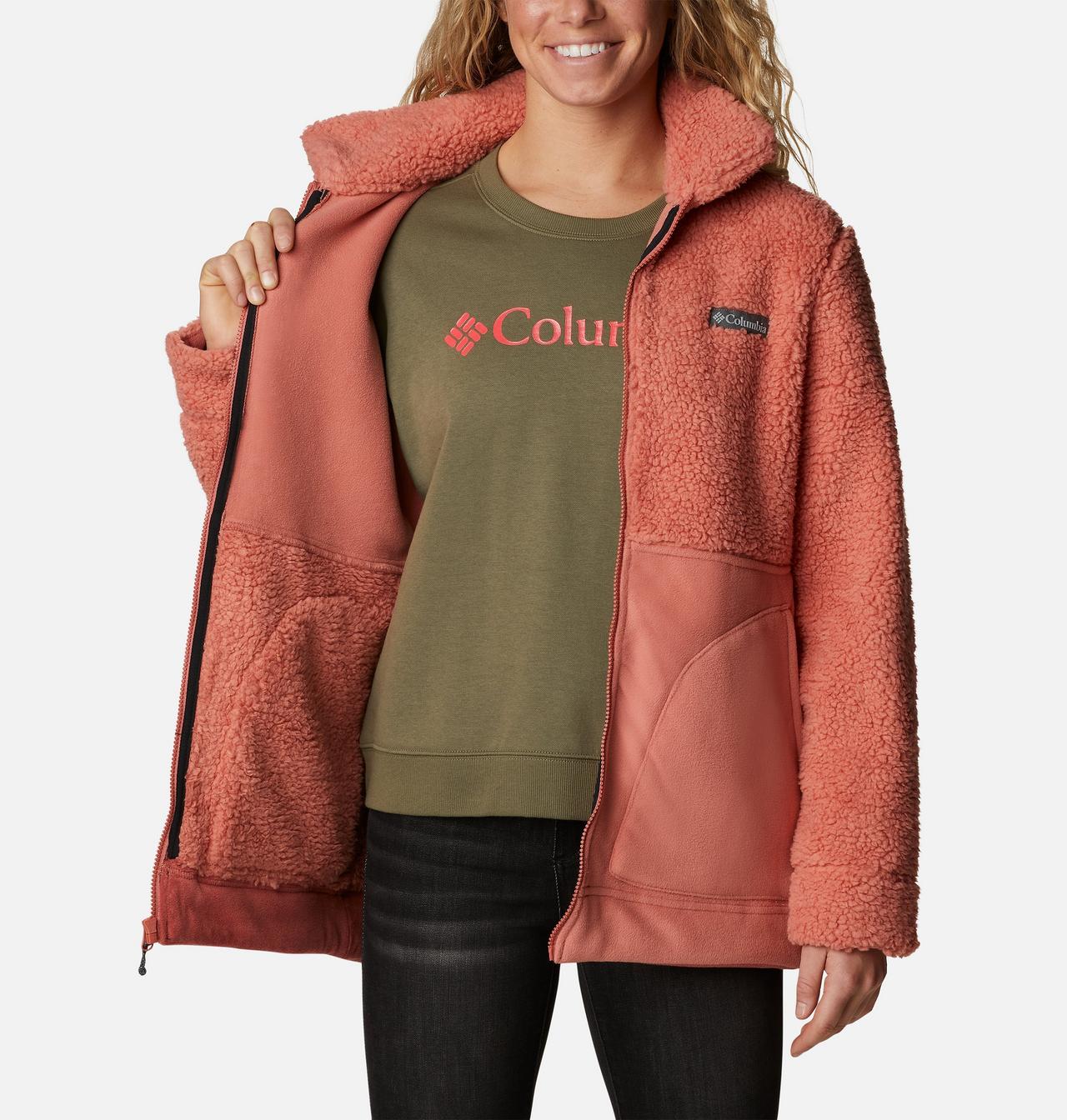 Women's Winter Pass™ Sherpa Long Full Zip Fleece Jacket 5