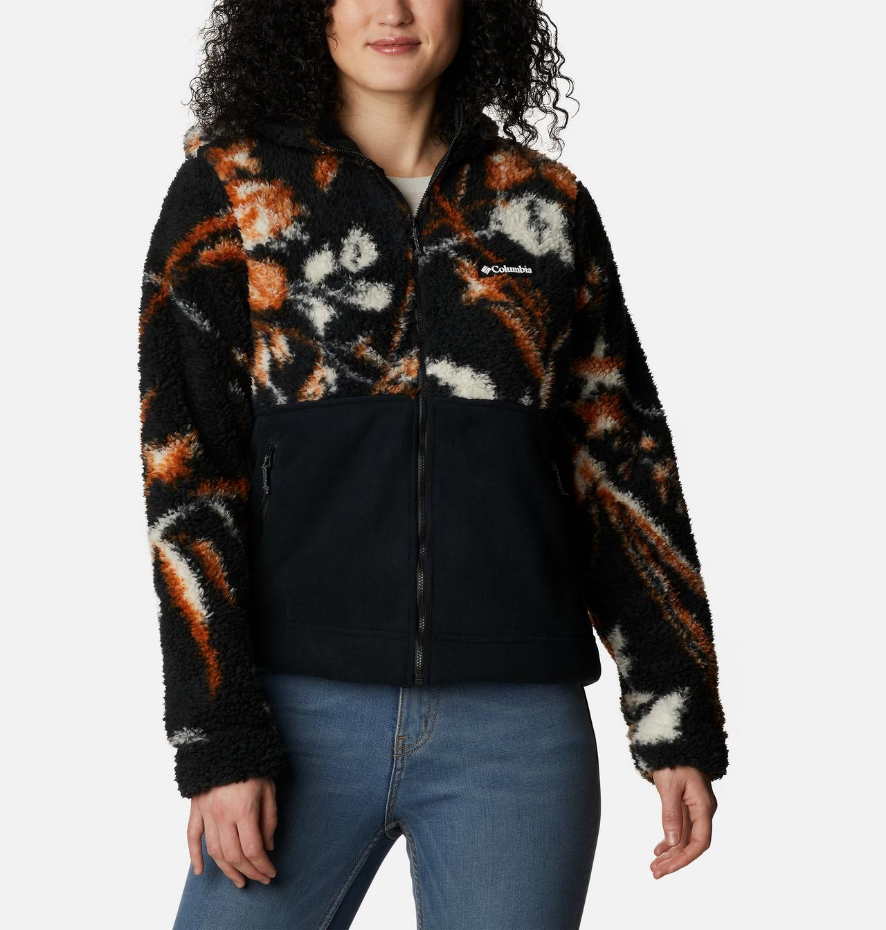 Women's Winter Pass™ Sherpa Hooded Full Zip Fleece Jacket 1