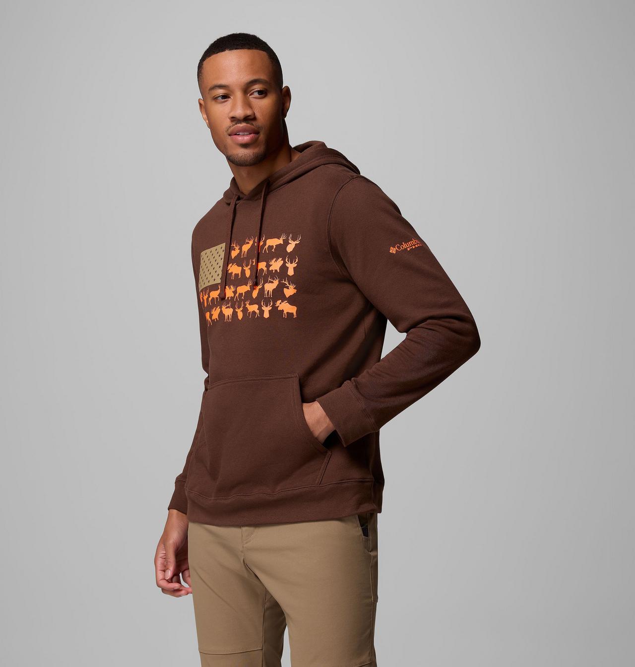 Men's PHG™ Game Flag II Hoodie | 256 | L 4