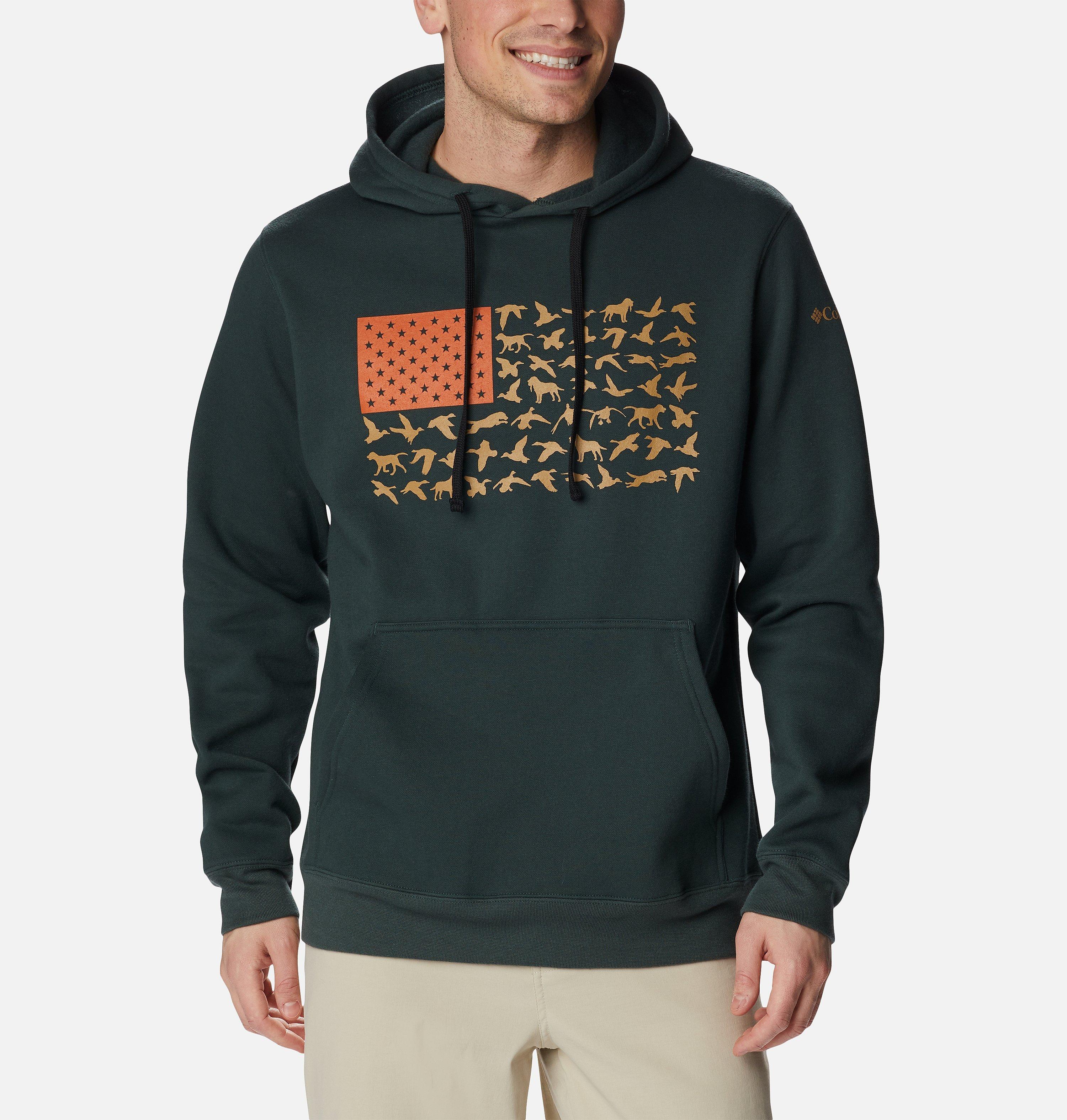 Columbia PHG Running Line Hoodie - Felpa Con Cappuccio Uomo Per La Corsa, Tasca A Marsupio, Cappuccio Regolabile