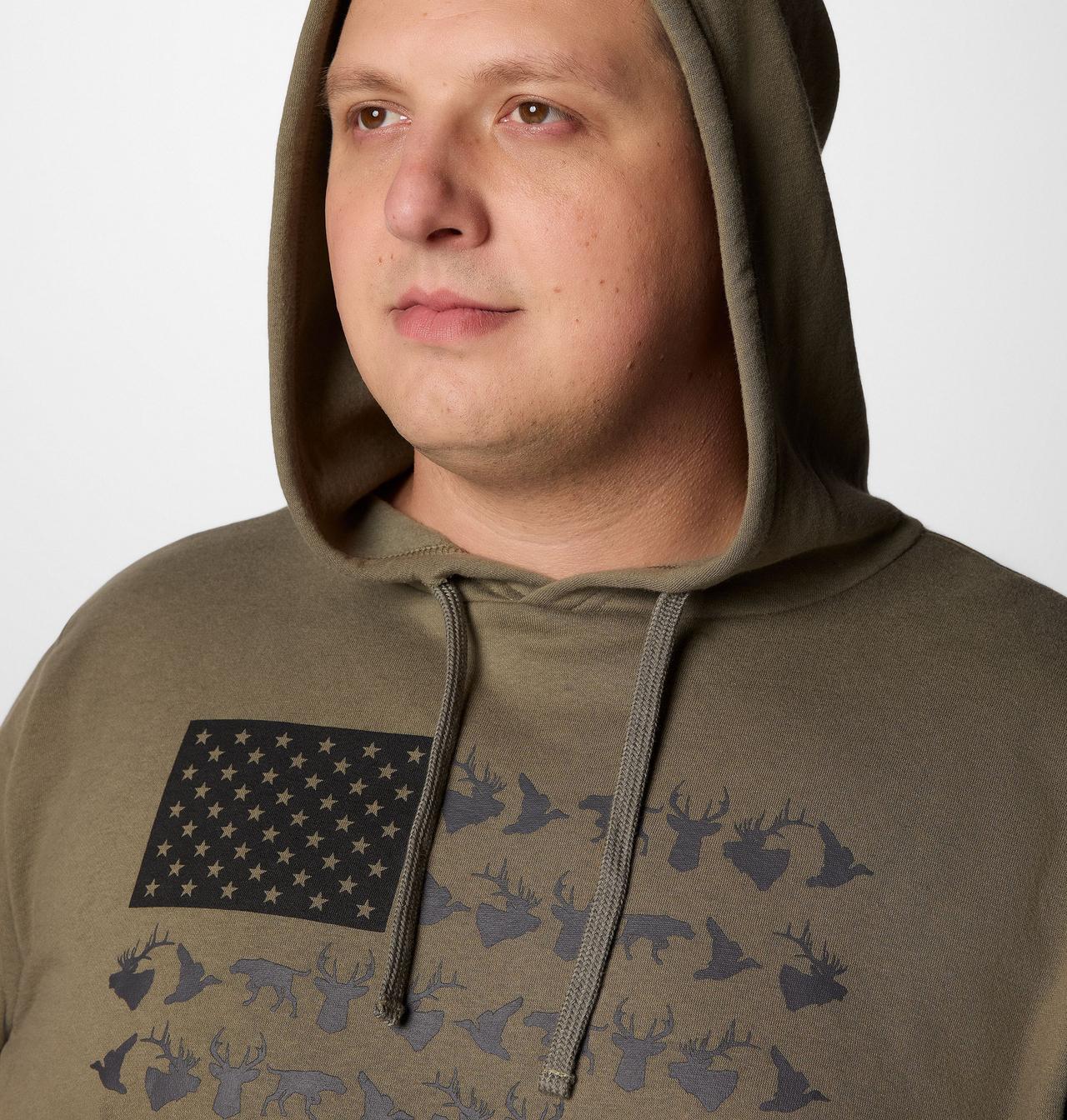 Men's PHG™ Game Flag II Hoodie - Big | 397 | 2X 5