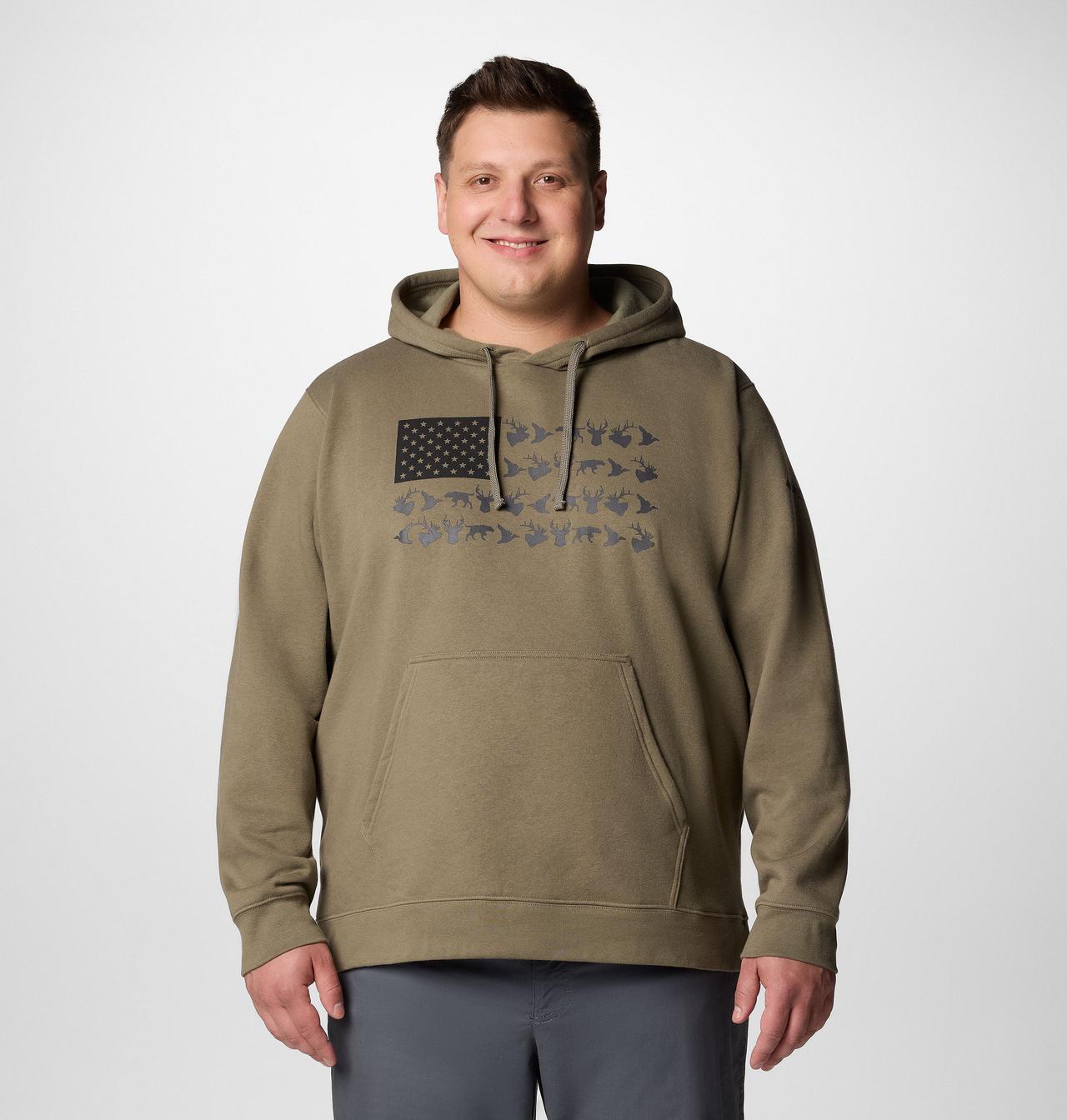 Men's PHG™ Game Flag II Hoodie - Big | 397 | 2X 1