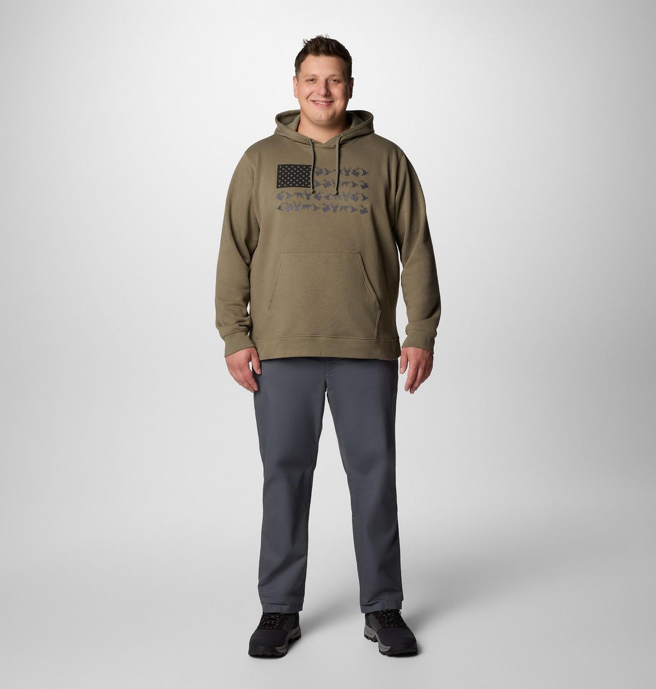 Men's PHG™ Game Flag II Hoodie - Big | 397 | 2X 2