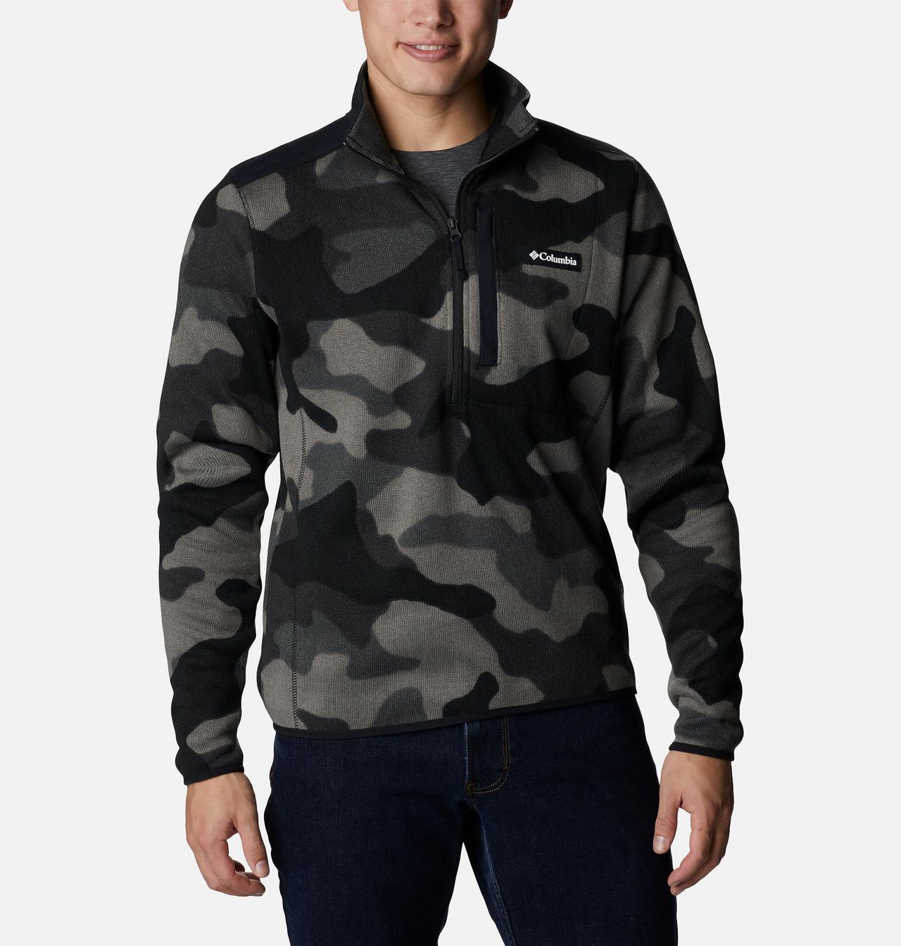 Men's Sweater Weather™ II Printed Fleece Half Zip Pullover 1