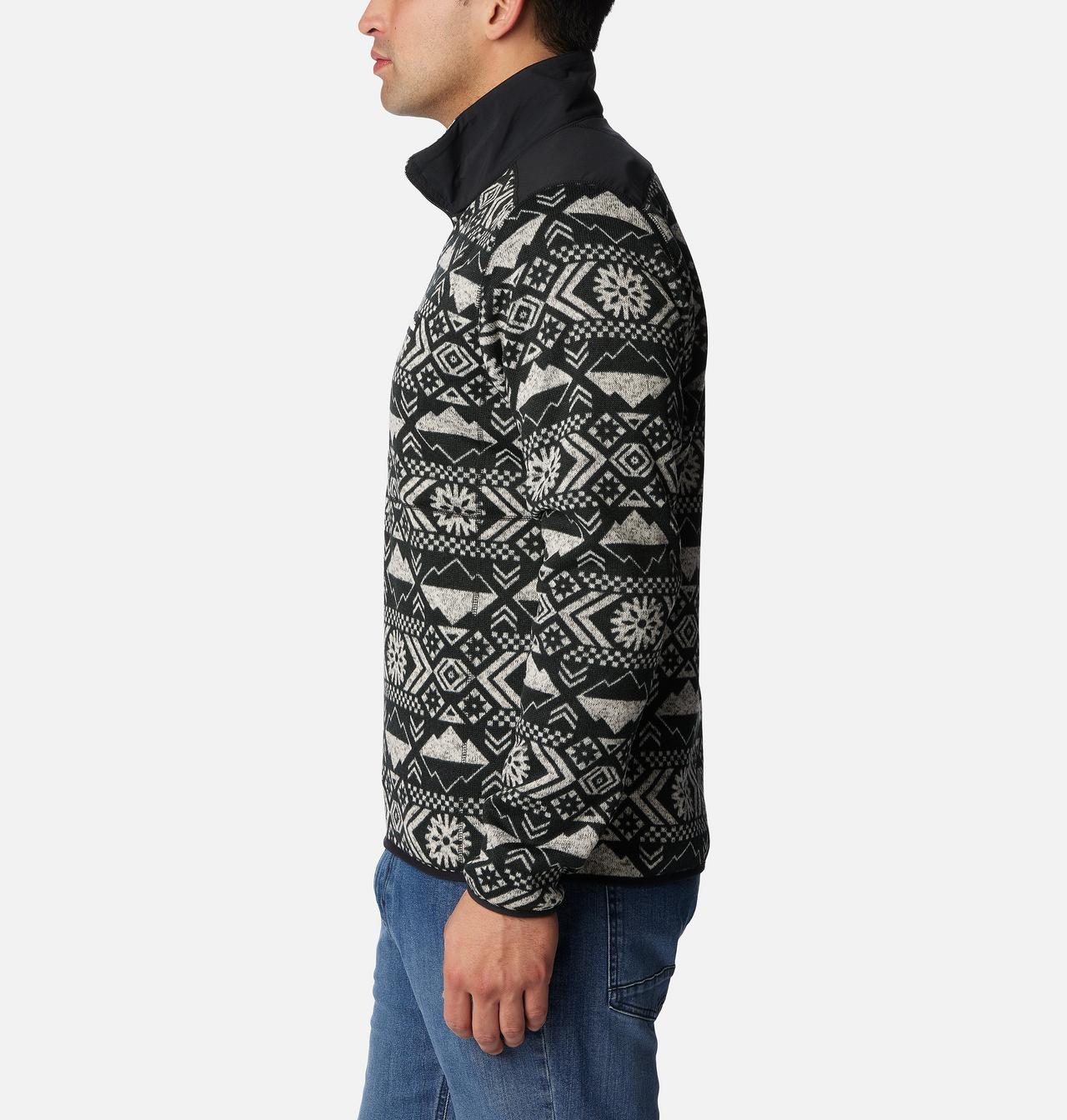 Men's Sweater Weather™ II Printed Fleece Half Zip Pullover 3