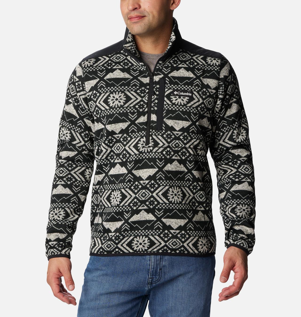 Men's Sweater Weather™ II Half Zip Printed Fleece |