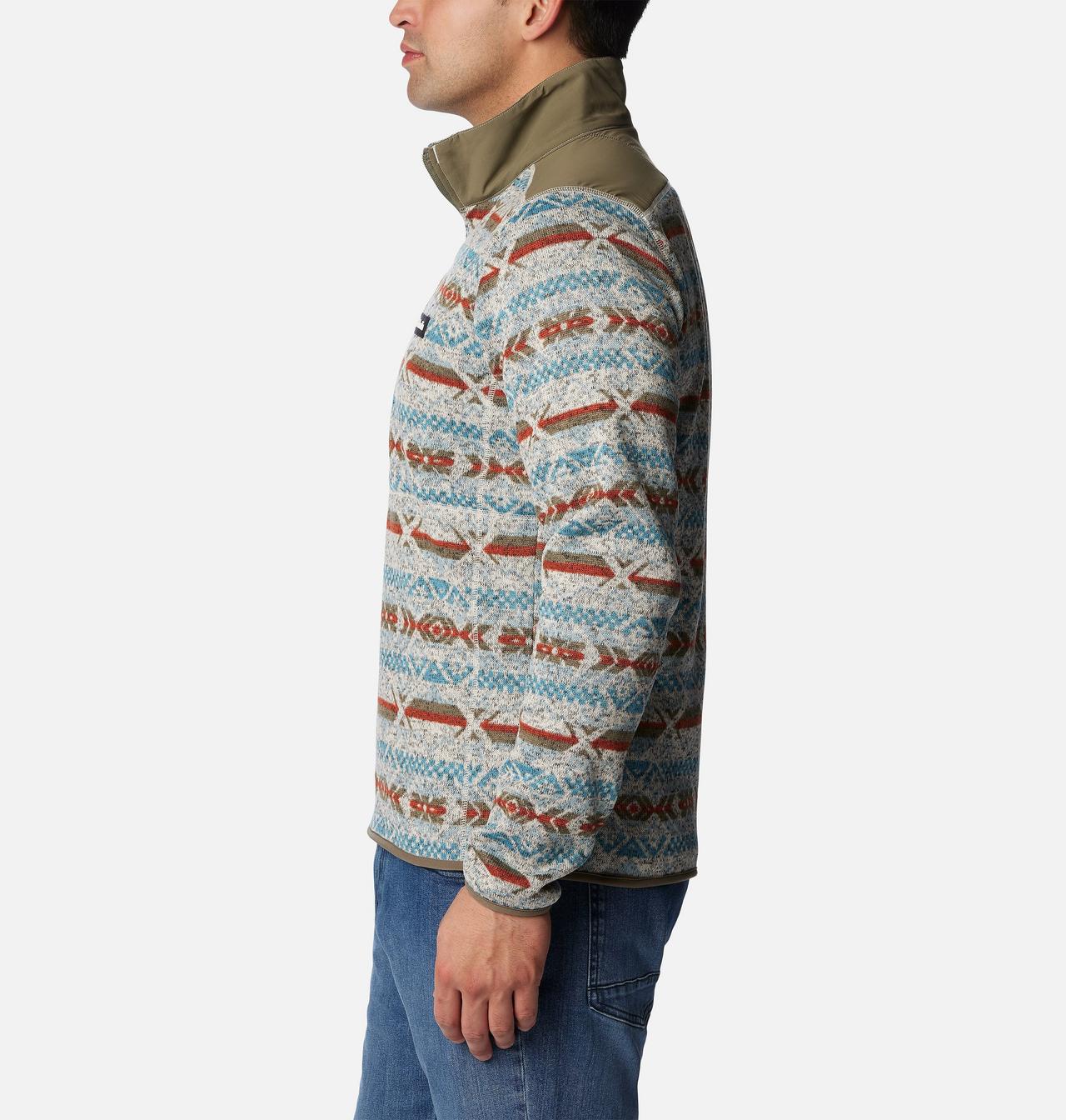 Men's Sweater Weather™ II Printed Fleece Half Zip Pullover 3