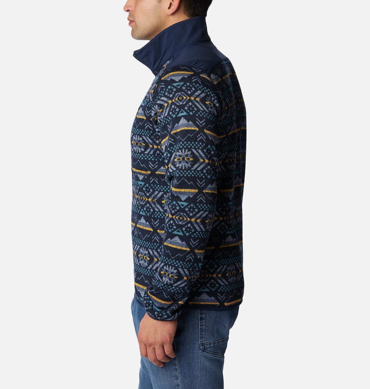 Men's Sweater Weather™ II Printed Fleece Half Zip Pullover 3