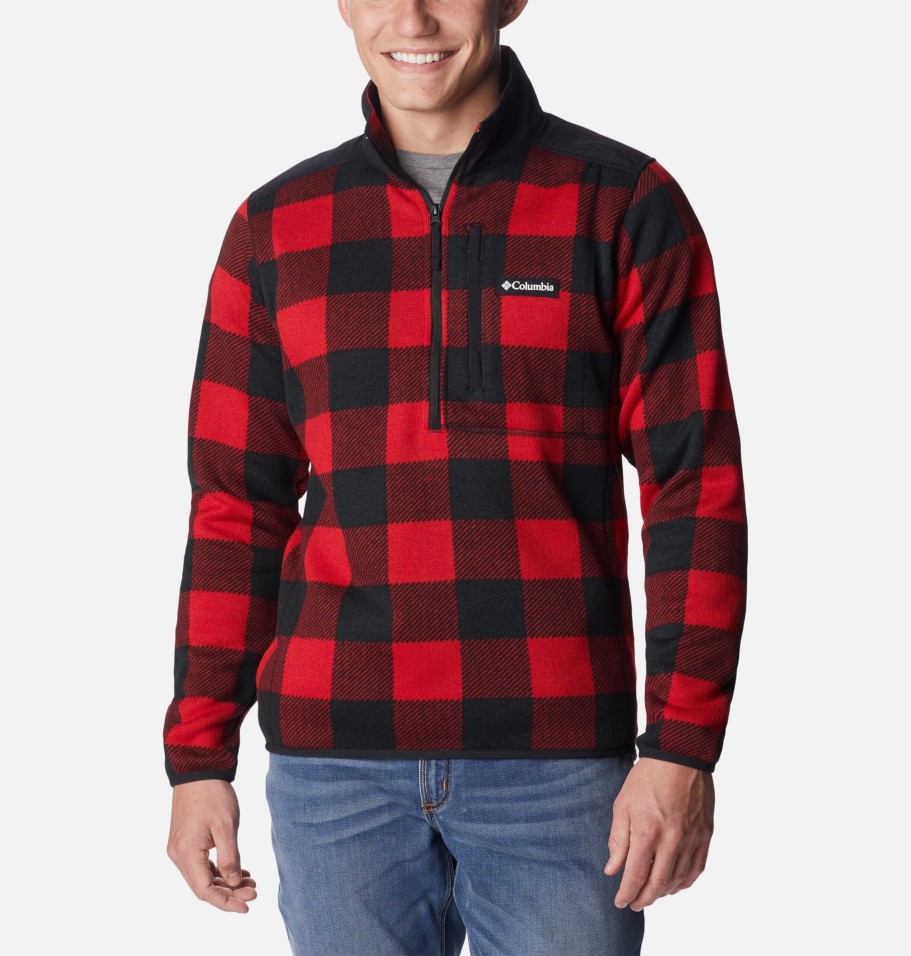 Men's Sweater Weather™ II Printed Fleece Half Zip Pullover 1