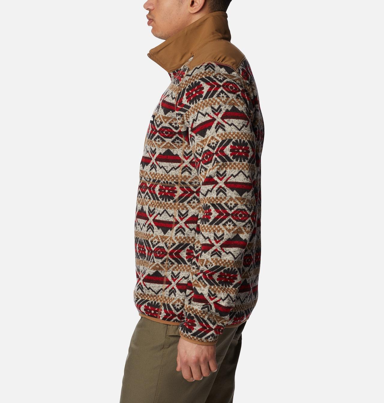 Men's Sweater Weather™ II Printed Fleece Half Zip Pullover 3