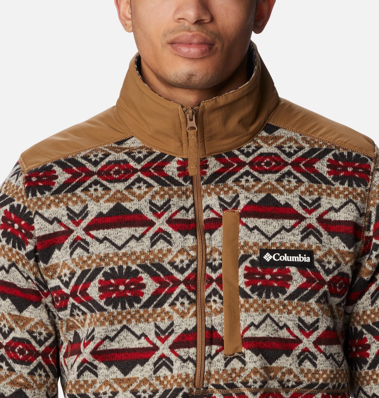 Men's Sweater Weather™ II Printed Fleece Half Zip Pullover 4