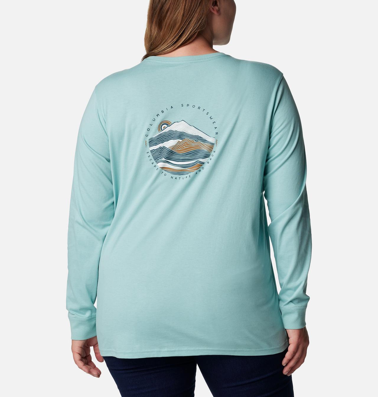 Women's North Cascades™ Back Graphic Long Sleeve T-Shirt - Plus Size 2