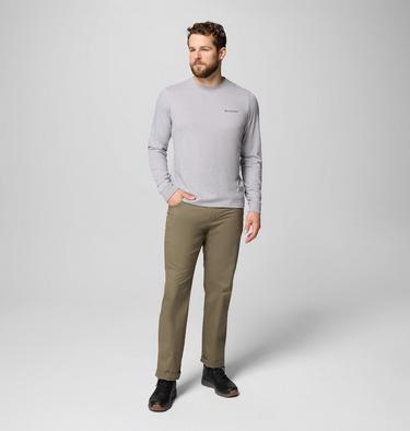 Men's CSC Seasonal Logo Long Sleeve Organic Cotton T-Shirt, Color: Columbia Grey Hthr, Meadowland, image 10