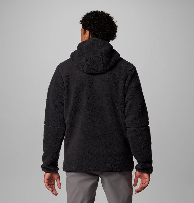 Men's Rugged Ridge III Sherpa Pullover Hoodie, Color: Black, image 2