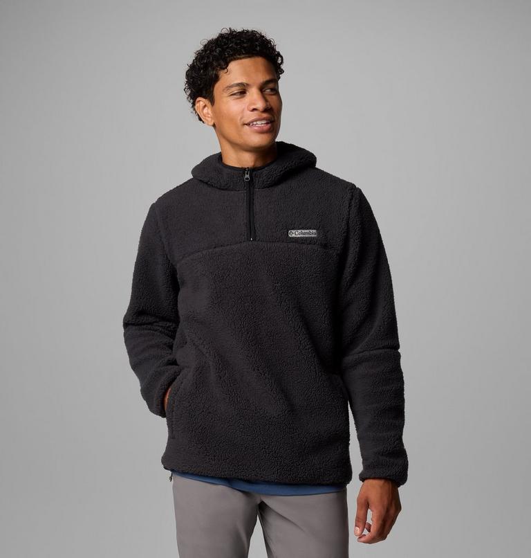 Men's Rugged Ridge III Sherpa Pullover Hoodie, Color: Black, image 1