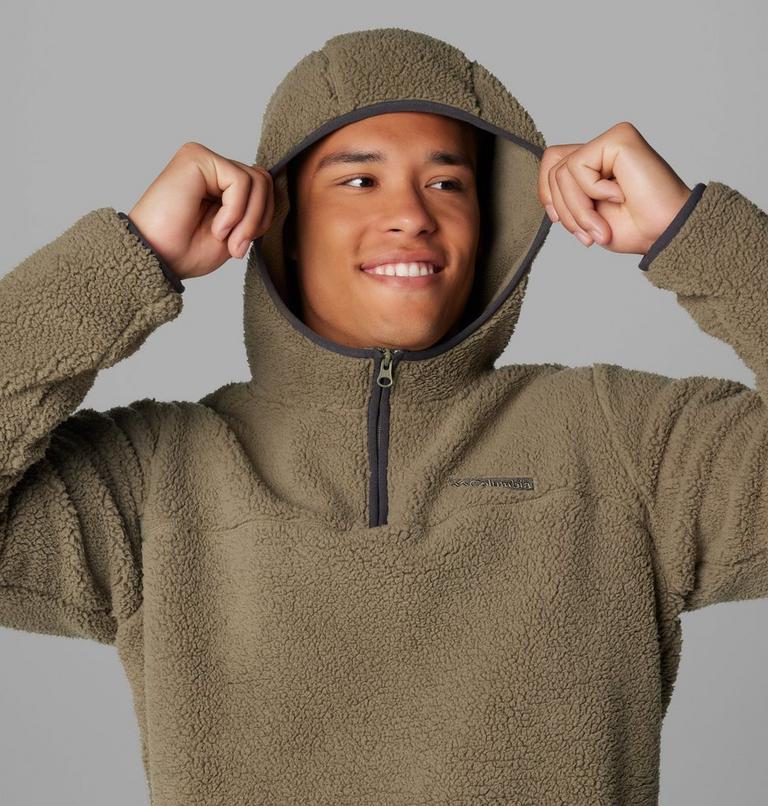 Men's Rugged Ridge III Sherpa Pullover Hoodie, Color: Stone Green, image 5