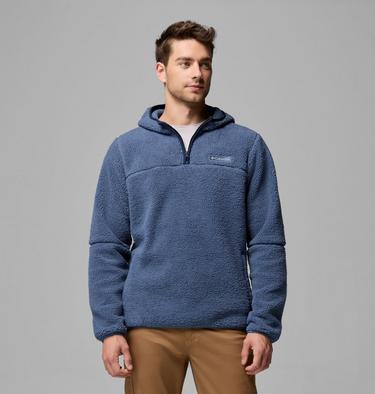 Men's Rugged Ridge III Sherpa Pullover Hoodie, Color: Dark Mountain, image 1