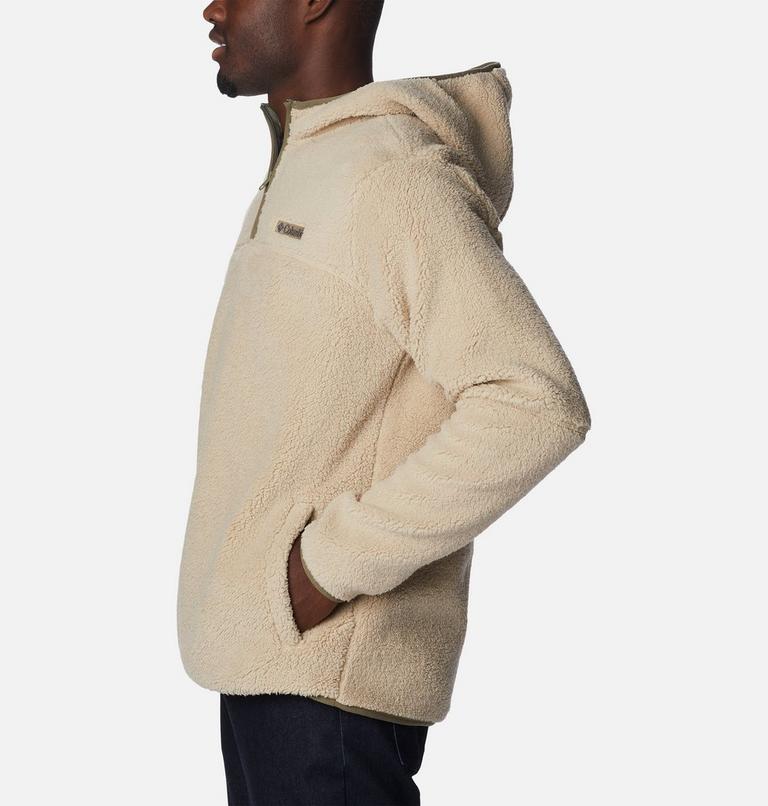 Men's Rugged Ridge III Sherpa Pullover Hoodie, Color: Ancient Fossil, image 3