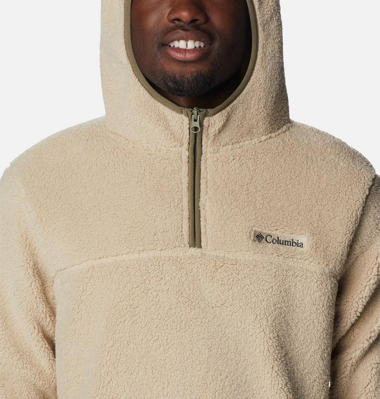 Men's Rugged Ridge III Sherpa Pullover Hoodie, Color: Ancient Fossil, image 4