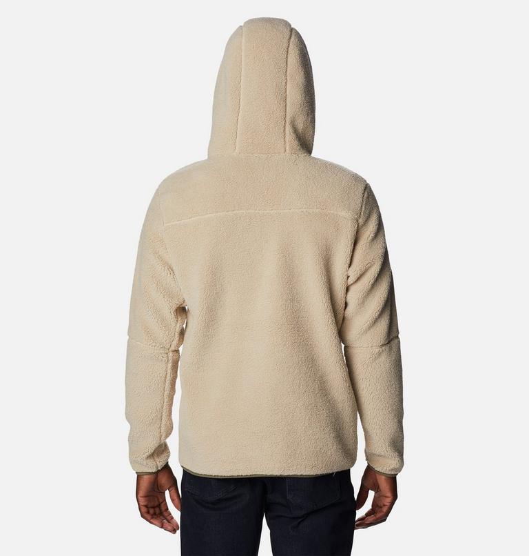 Men's Rugged Ridge III Sherpa Pullover Hoodie, Color: Ancient Fossil, image 2