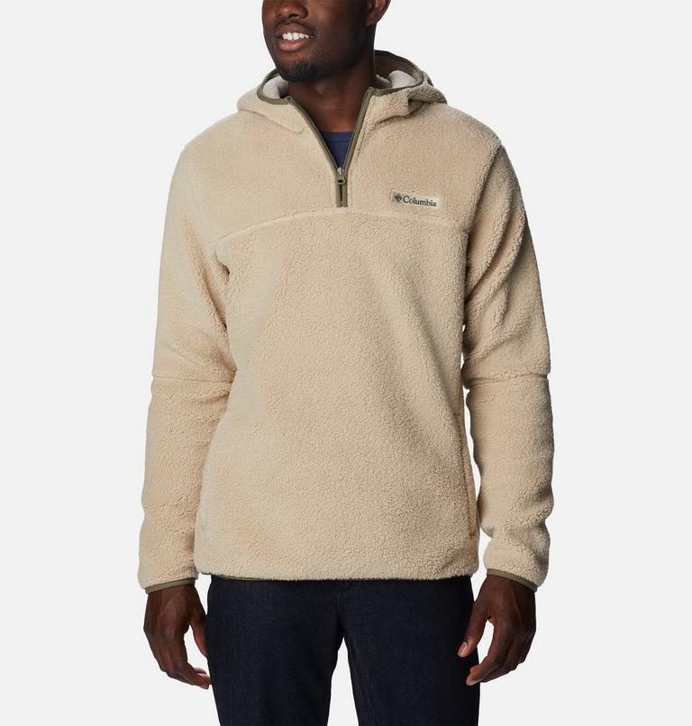Men's Rugged Ridge III Sherpa Pullover Hoodie, Color: Ancient Fossil, image 1