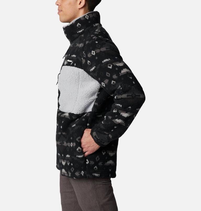 Mountainside Printed Full Zip | 010 | XS, Color: Black Rocky Mountain Print, image 3