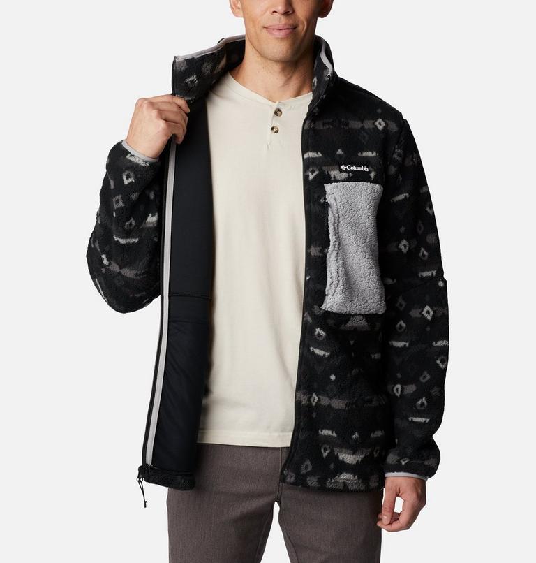 Mountainside Printed Full Zip | 010 | XS, Color: Black Rocky Mountain Print, image 5