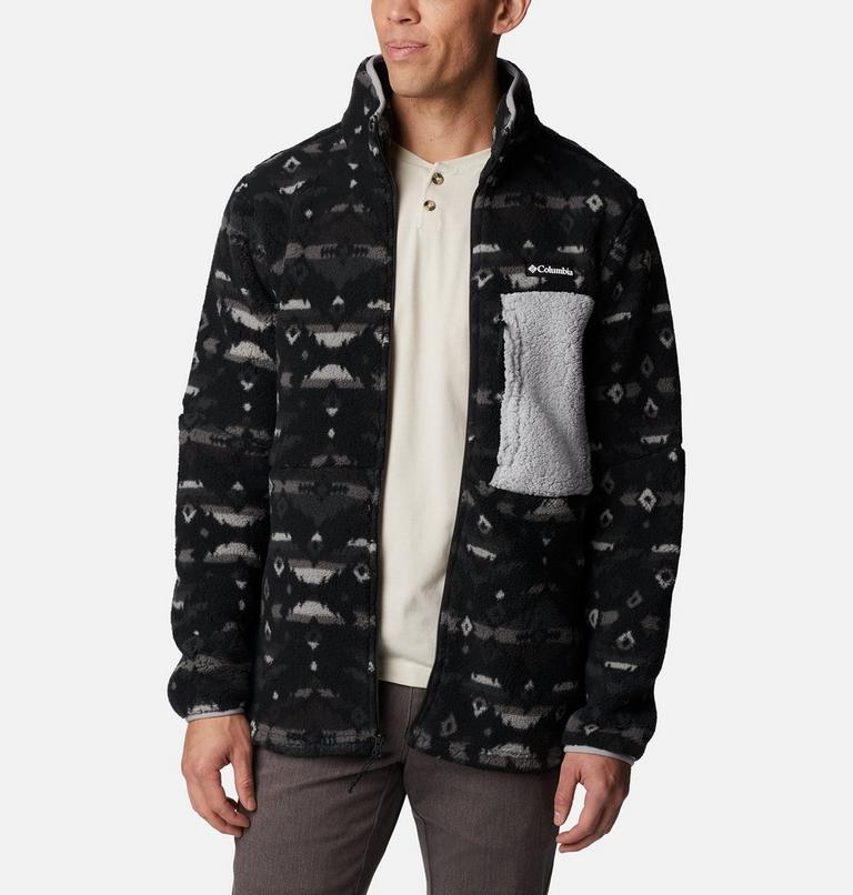 Mountainside Printed Full Zip | 010 | XS, Color: Black Rocky Mountain Print, image 6