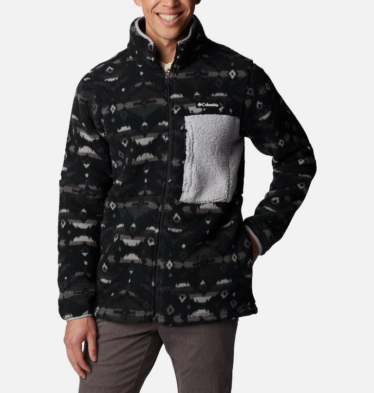 Mountainside Printed Full Zip | 010 | XS, Color: Black Rocky Mountain Print, image 1