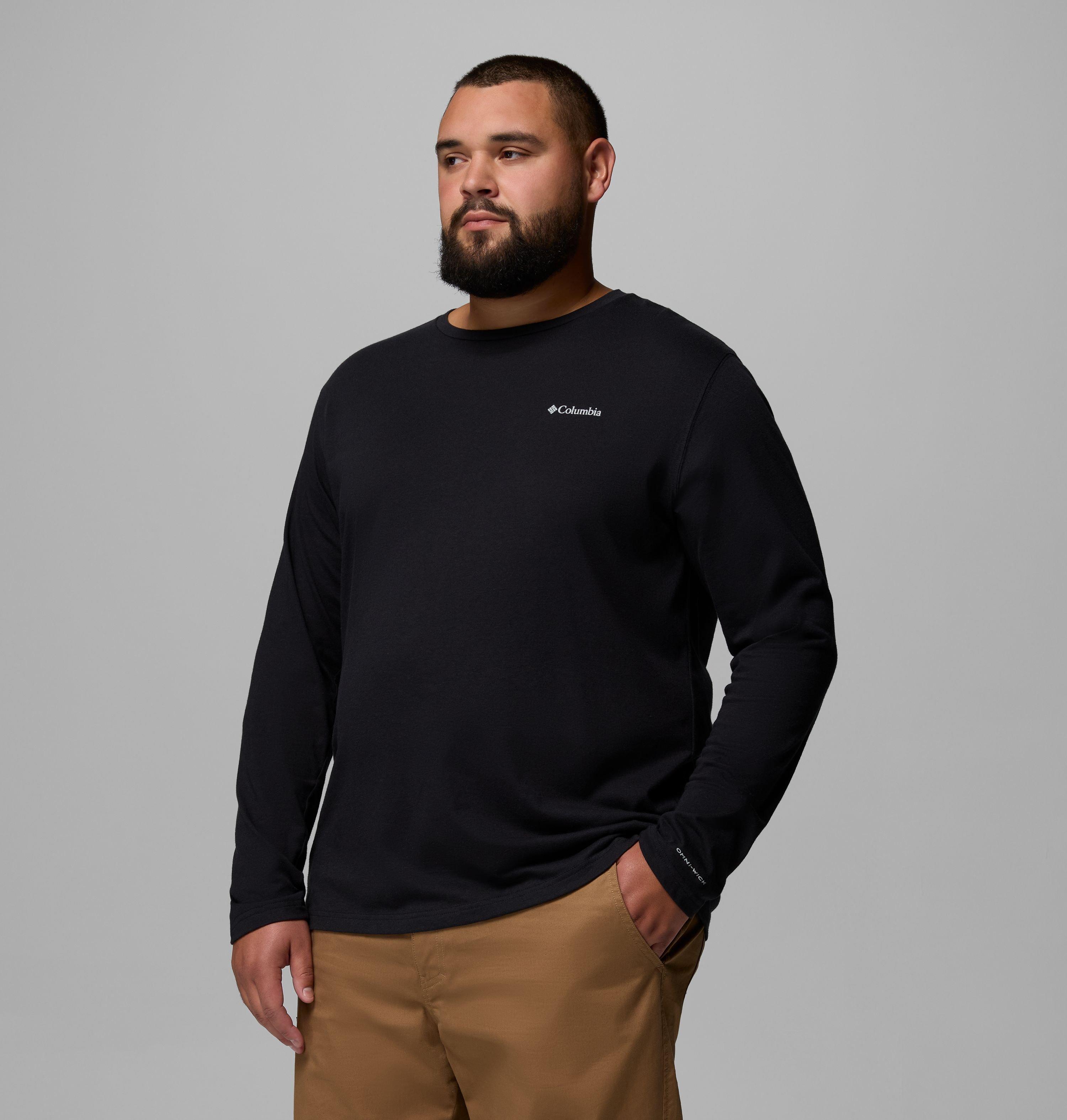 Men's Thistletown Hills Long Sleeve Crew Shirt - Big | 010 | 1X 4