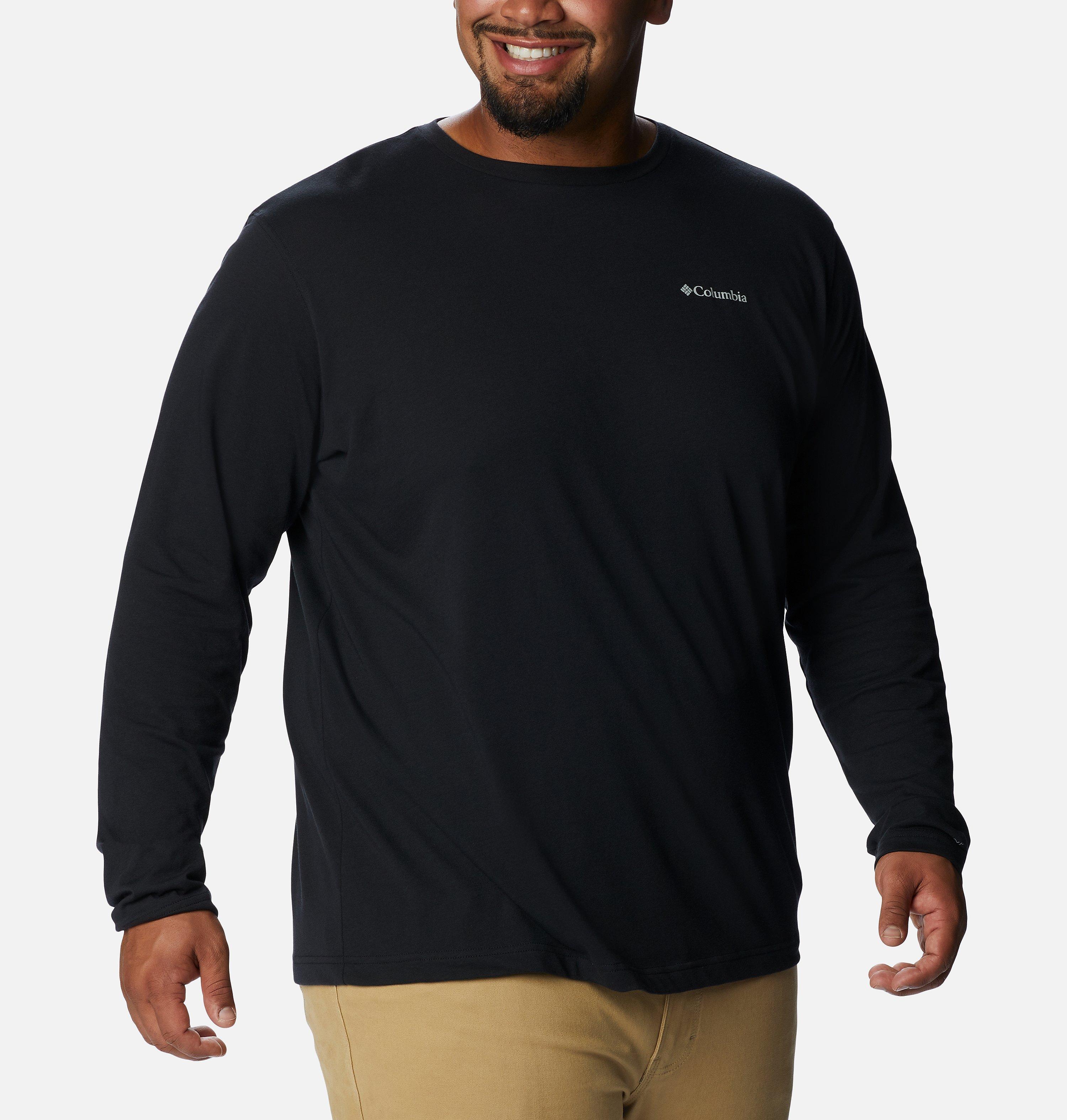 Men's Thistletown Hills Long Sleeve Crew Shirt - Big | 010 | 1X 6
