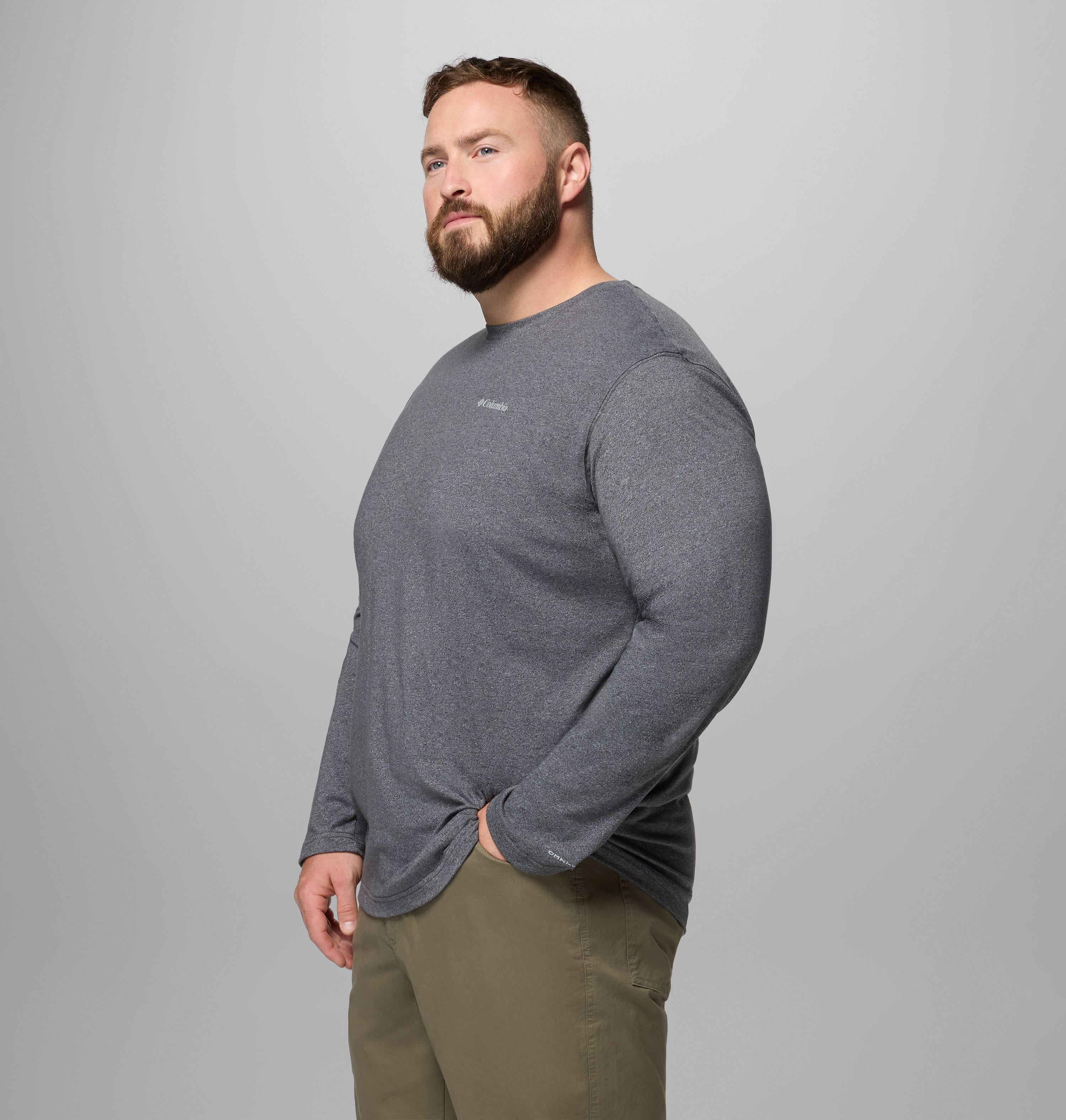 Men's Thistletown Hills Long Sleeve Crew Shirt - Big | 023 | 4X 4