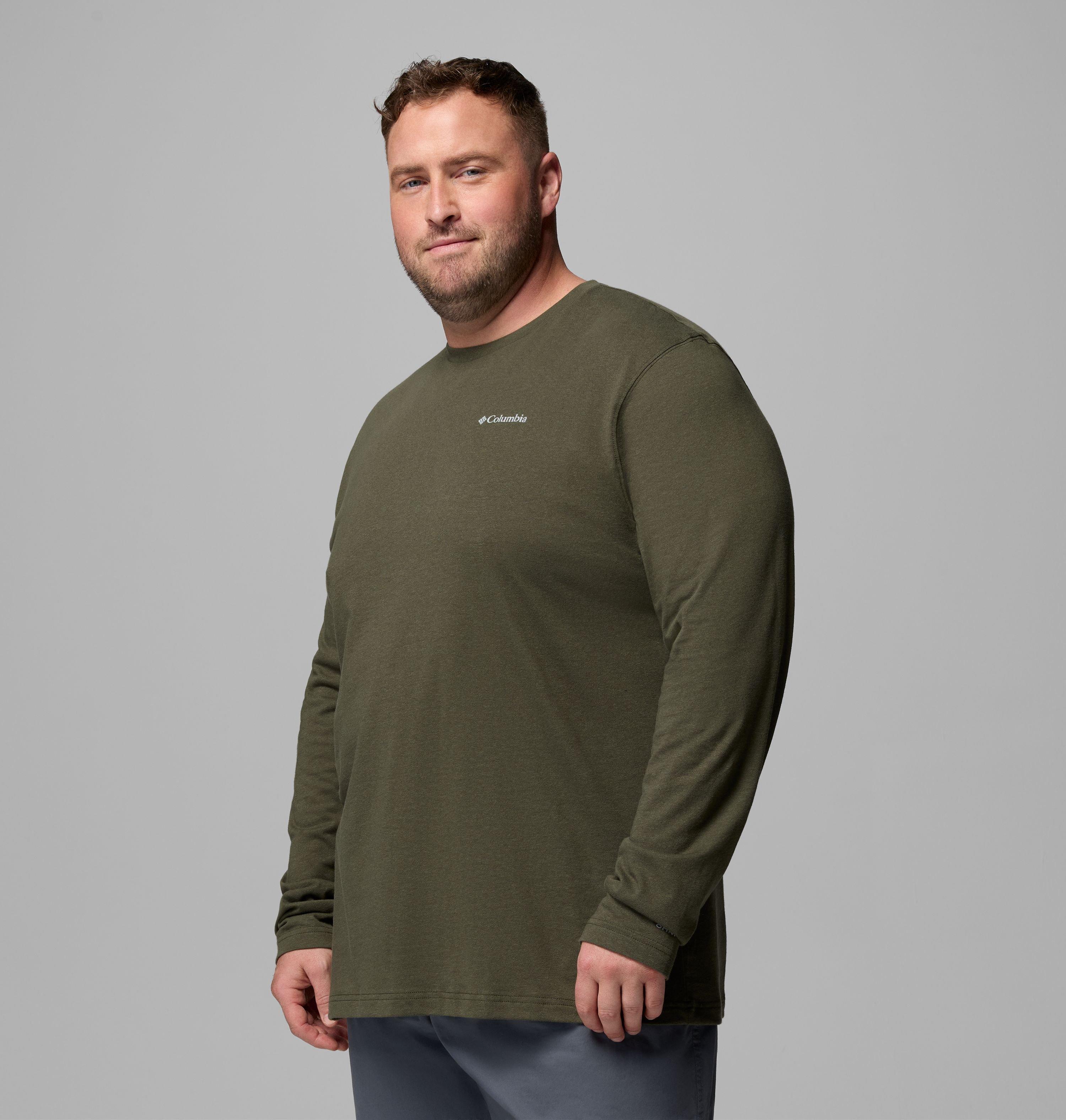 Men's Thistletown Hills Long Sleeve Crew Shirt - Big | 366 | 1X 4