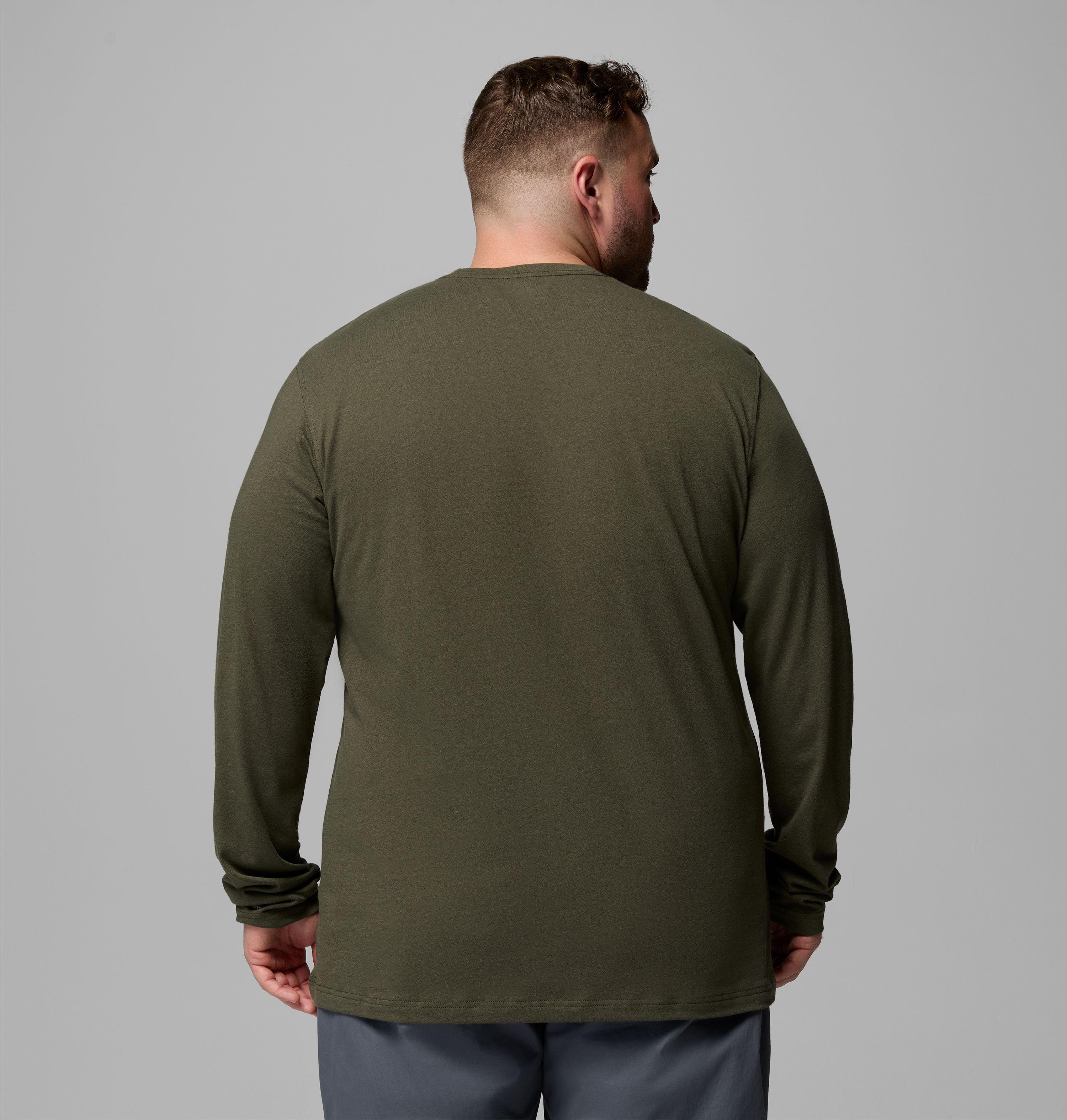 Men's Thistletown Hills Long Sleeve Crew Shirt - Big | 366 | 1X 3
