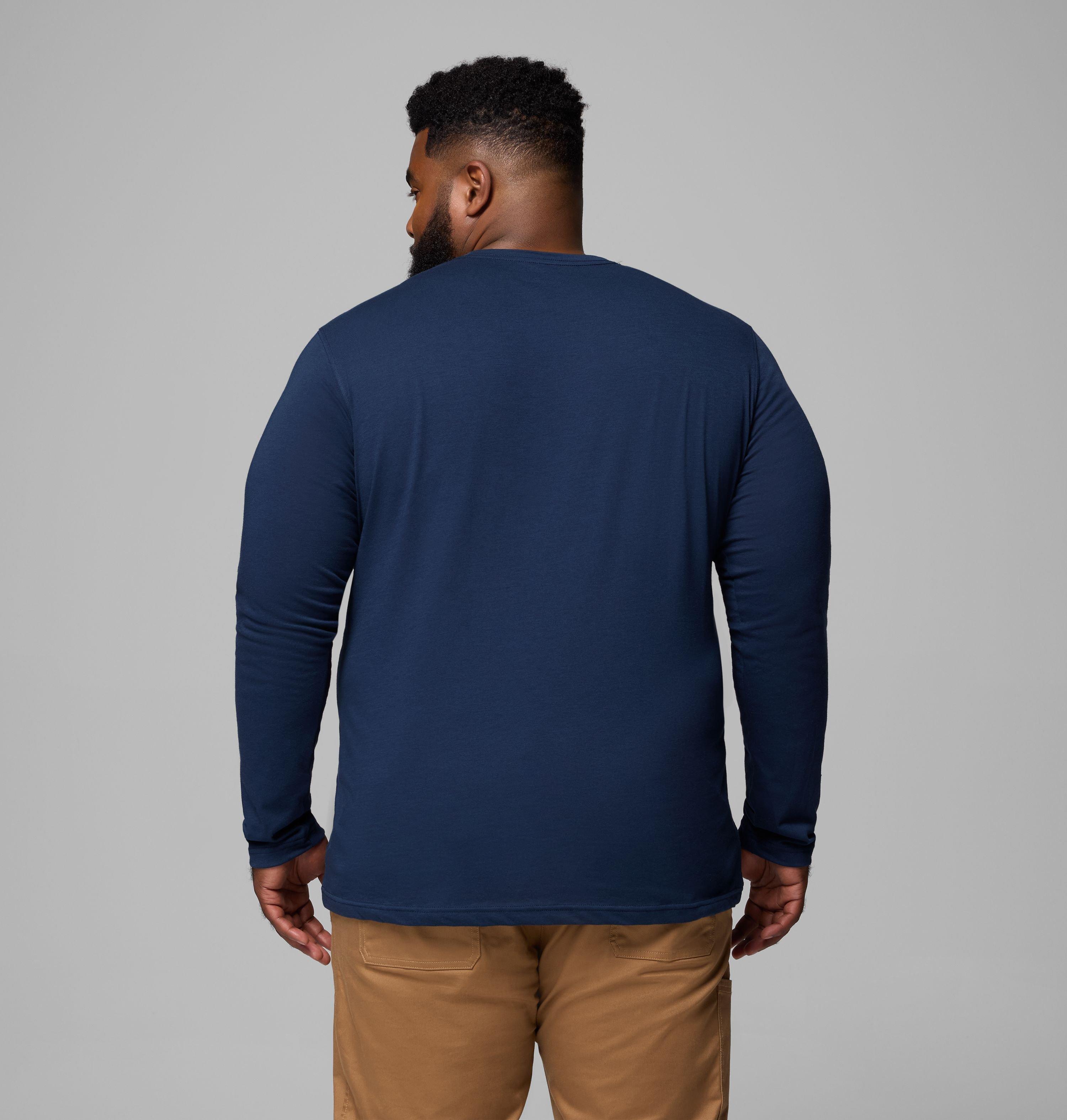 Men's Thistletown Hills Long Sleeve Crew Shirt - Big | 464 | 3X 3