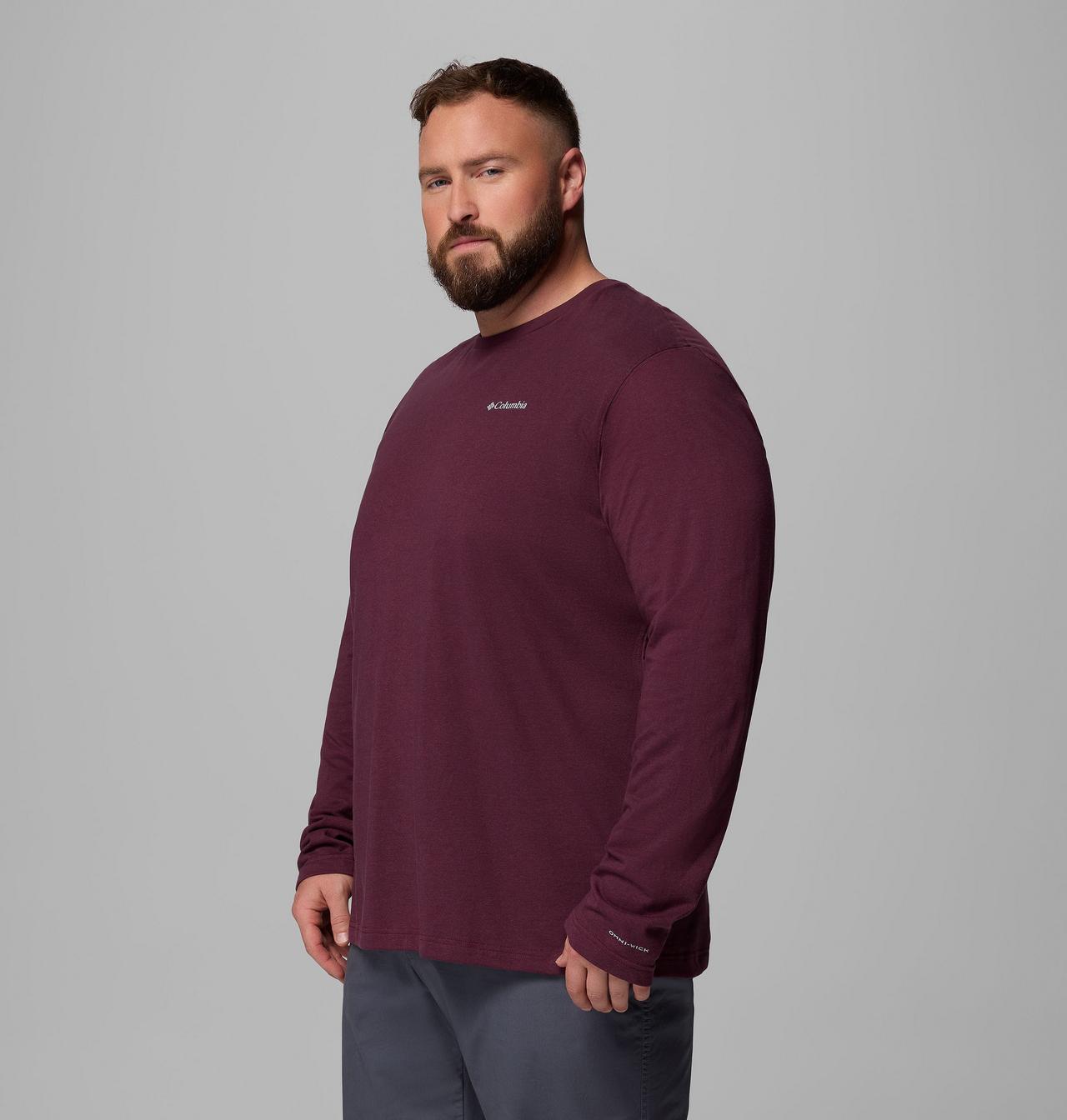 Men's Thistletown Hills™ Long Sleeve Crew Shirt - Big | 624 | 5X 4