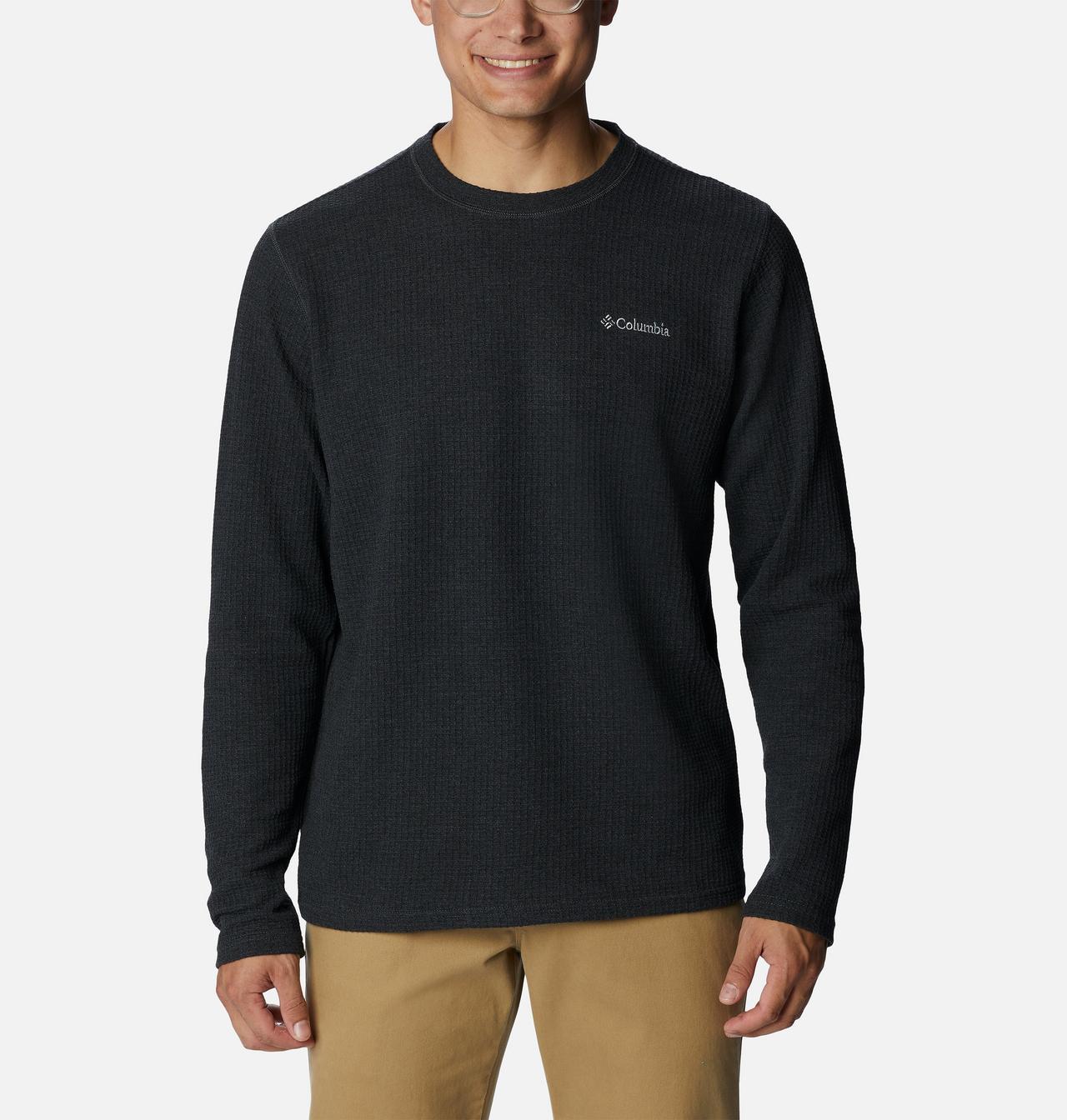 Men's Pine Peak™ II Waffle Long Sleeve Crew 1