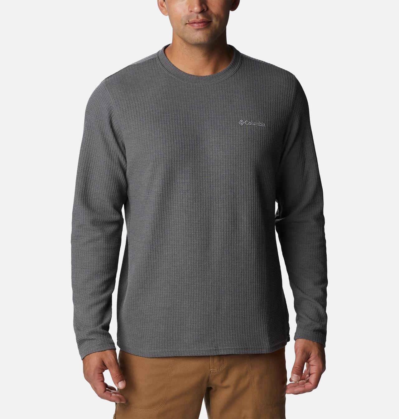 Men's Pine Peak™ II Waffle Long Sleeve Crew 1