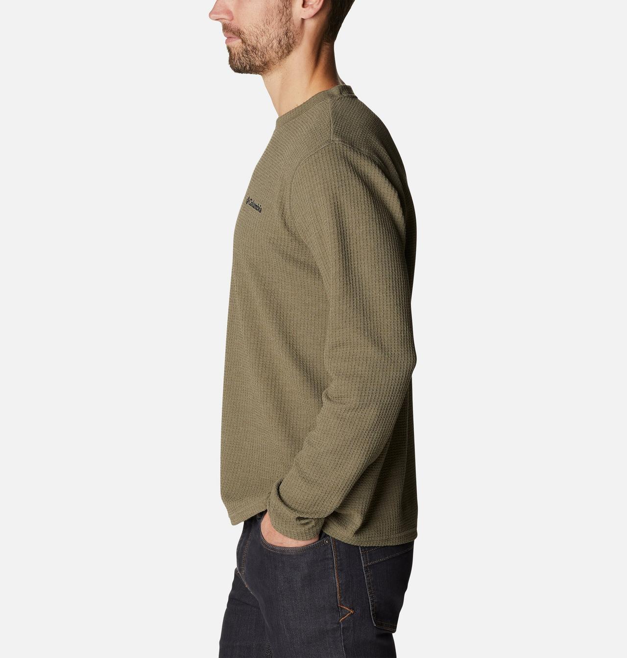 Men's Pine Peak™ II Waffle Long Sleeve Crew 3