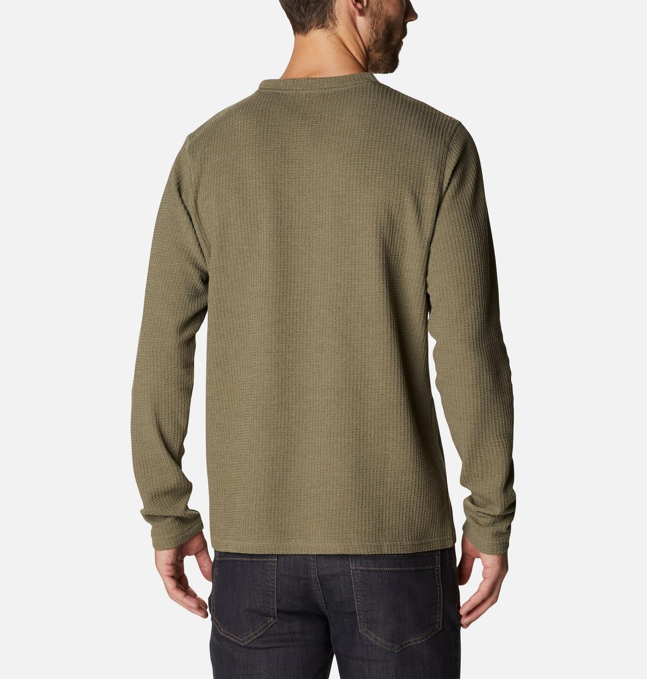 Men's Pine Peak™ II Waffle Long Sleeve Crew 2
