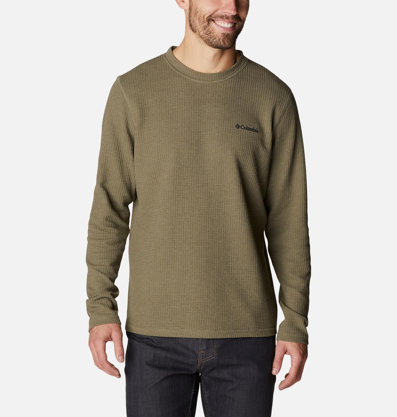 Men's Pine Peak™ II Waffle Long Sleeve Crew 1
