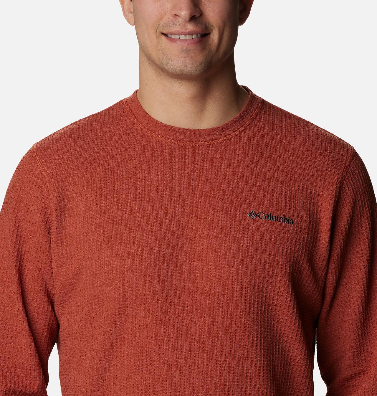 Men's Pine Peak™ II Waffle Long Sleeve Crew 4