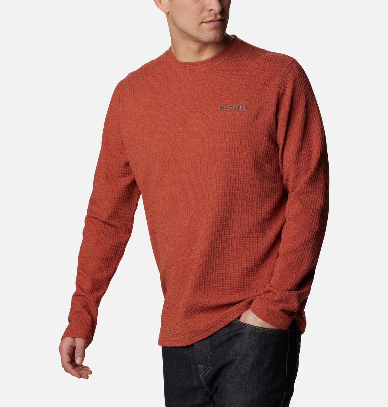 Men's Pine Peak™ II Waffle Long Sleeve Crew 5