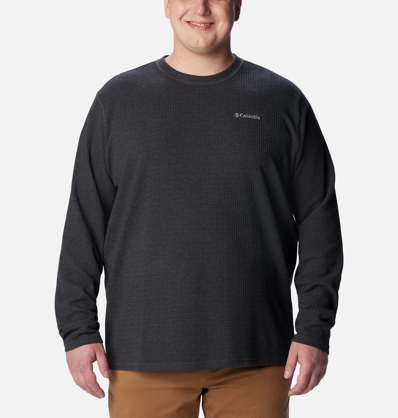 Men's Pine Peak™ II Waffle Long Sleeve Crew - Big 1